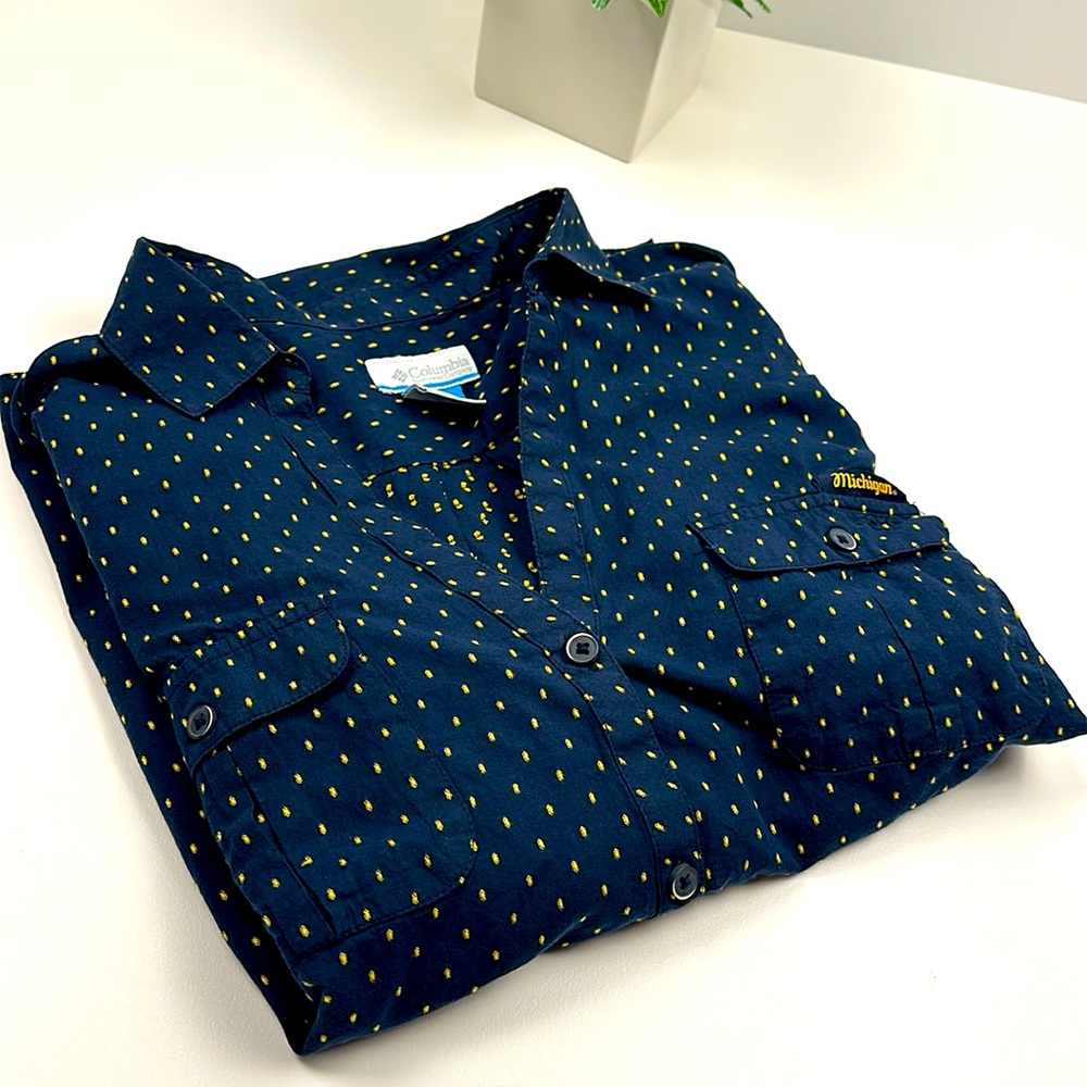 Columbia University of Michigan Blouse